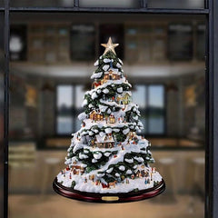 Christmas Tree Window Clings Stickers for Holiday Decor