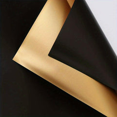 10pcs Waterproof Golden Flower Wrapping Paper for Party