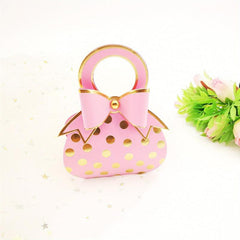 10pcs Polka Dot Bow Candy Boxes for Parties
