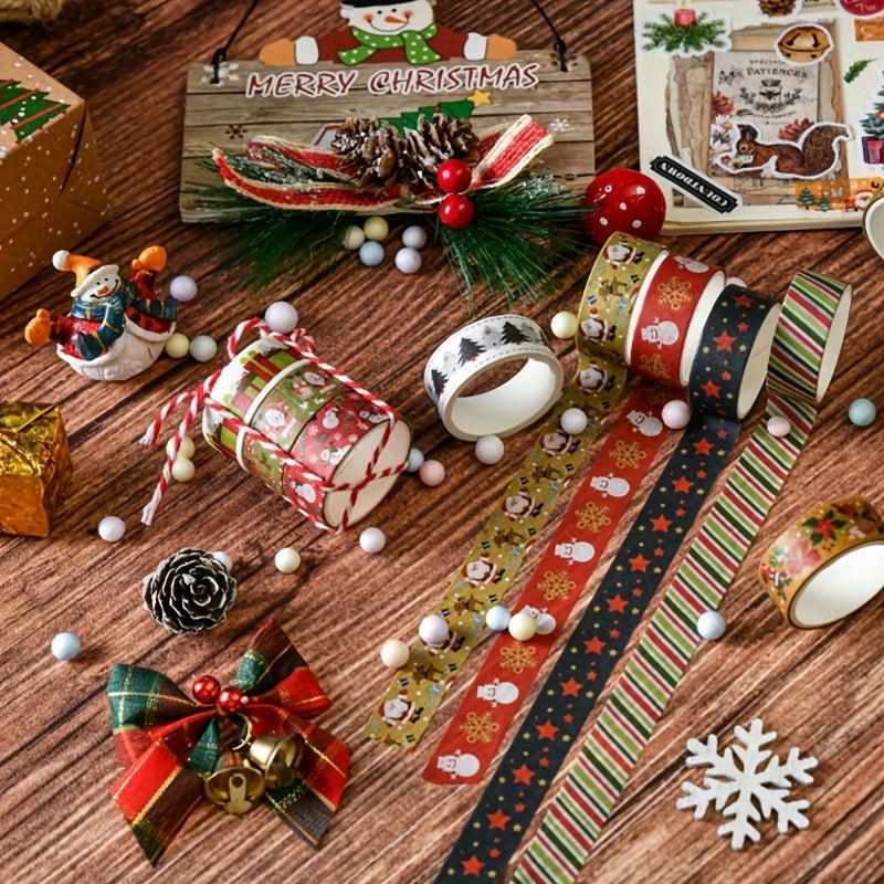 6 Rolls Creative Christmas Washi Hand Account Tape Set