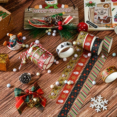 6 Rolls Creative Christmas Washi Hand Account Tape Set