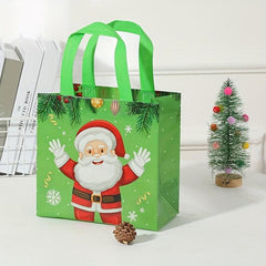 4pcs 23 22 Waterproof Christmas Gift Bags Reusable Storage Bags With Handles