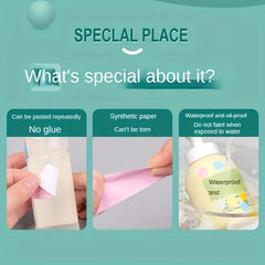 Waterproof Sorting Storage Self-Adhesive Labels 60 Stickers 10 Sheets