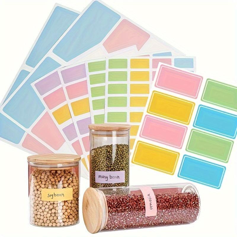 Waterproof Sorting Storage Self-Adhesive Labels 60 Stickers 10 Sheets
