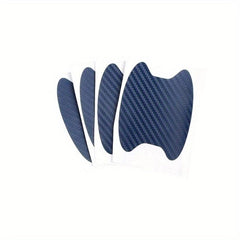 4 pcs Carbon Fiber Car Handle Protector Scratch Resistant Film
