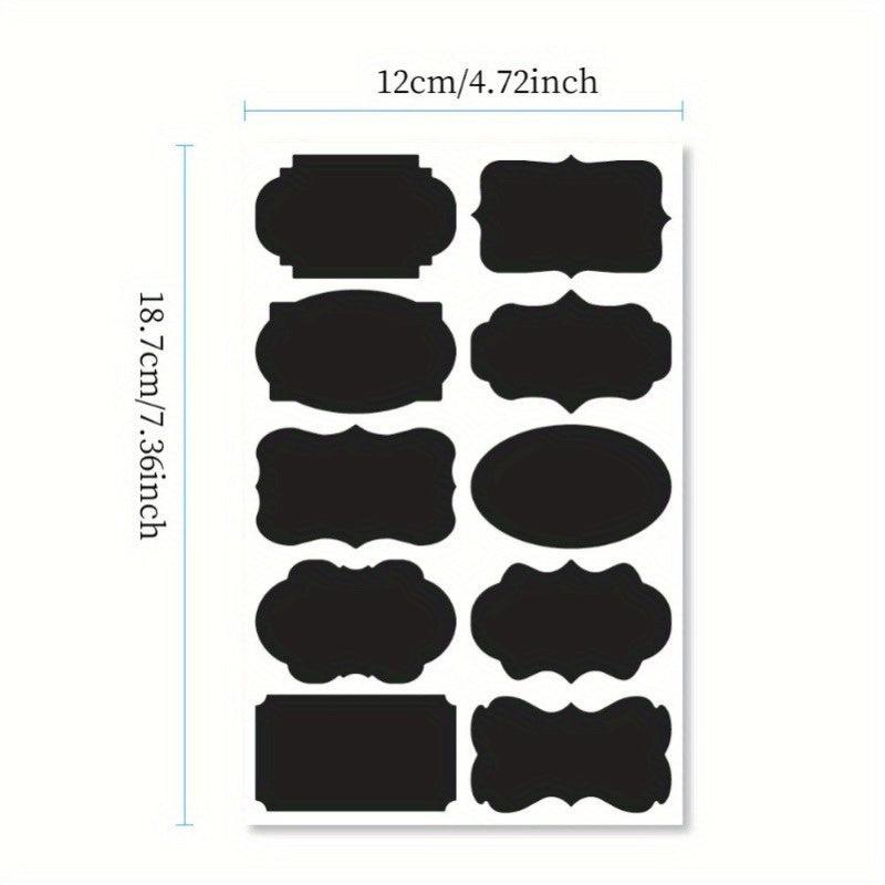 20pcs Waterproof Label Stickers Self Adhesive Easy Use Name Tag Classification