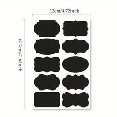 20pcs Waterproof Label Stickers Self Adhesive Easy Use Name Tag Classification