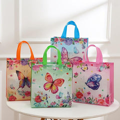 4pcs Butterfly Gift Bag for Girlfriend Handel Bags Birthday Party