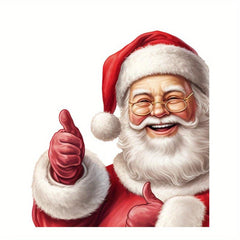 Christmas Car Sticker Santa Claus Car Decal Waterproof Funny Decorative Sticker