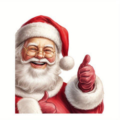 Christmas Car Sticker Santa Claus Car Decal Waterproof Funny Decorative Sticker