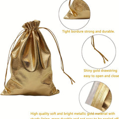 30pcs Silvery Cloth Bag Jewelry Bag Draw Rope Organza Jewelry Bag