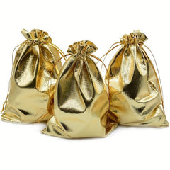 30pcs Silvery Cloth Bag Jewelry Bag Draw Rope Organza Jewelry Bag