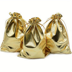 30pcs Silvery Cloth Bag Jewelry Bag Draw Rope Organza Jewelry Bag