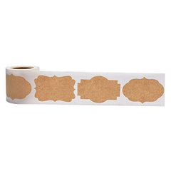 300pcs Geometric Stickers Retro Holiday Labels Gift Tag