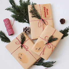 300pcs Geometric Stickers Retro Holiday Labels Gift Tag