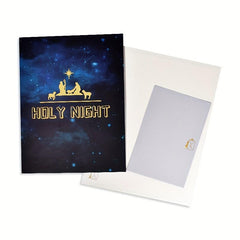 1pc Pop Up Christmas Cards 3D Christmas Card With Envelopes And Note Tag