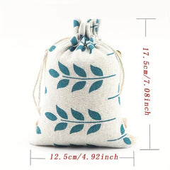 12pcs 13x18cm Cotton Bags Sachets Empty Drawstring Bags Cartoon Gift Bags