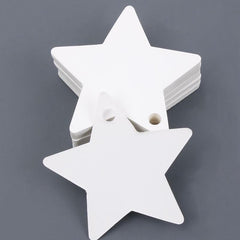 100pcs Five pointed Star Christmas Wedding Label Party Gift Card