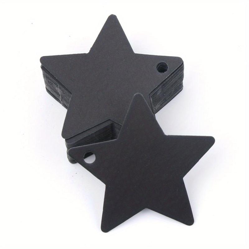 100pcs Five pointed Star Christmas Wedding Label Party Gift Card