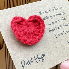 2pcs Heart Pocket Hug Keepsake Thinking Of You Gift Love You Gift