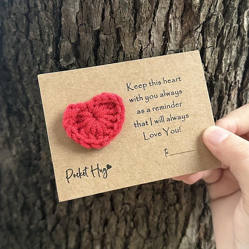 2pcs Heart Pocket Hug Keepsake Thinking Of You Gift Love You Gift