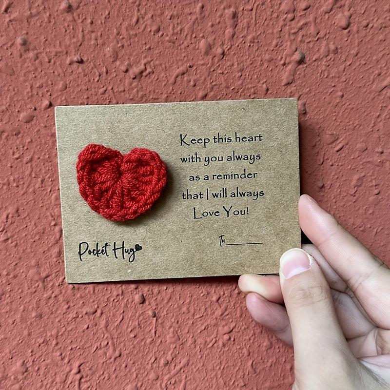 2pcs Heart Pocket Hug Keepsake Thinking Of You Gift Love You Gift