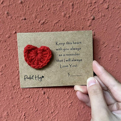 2pcs Heart Pocket Hug Keepsake Thinking Of You Gift Love You Gift