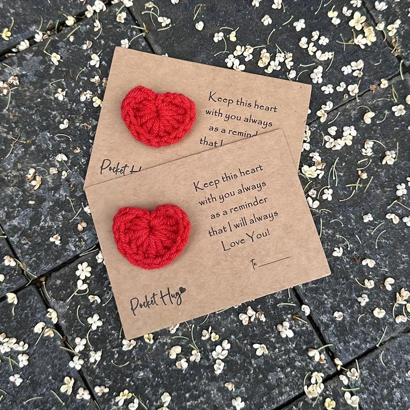 2pcs Heart Pocket Hug Keepsake Thinking Of You Gift Love You Gift