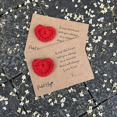2pcs Heart Pocket Hug Keepsake Thinking Of You Gift Love You Gift