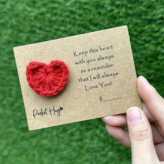 2pcs Heart Pocket Hug Keepsake Thinking Of You Gift Love You Gift