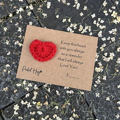 2pcs Heart Pocket Hug Keepsake Thinking Of You Gift Love You Gift