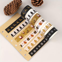 6pcs Stamping Booklet Washi Tape School Supplies Art Supplies