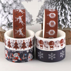 6pcs Stamping Booklet Washi Tape School Supplies Art Supplies