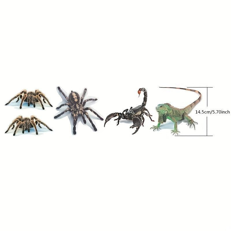 3D Spider Lizard Scorpion Car Stickers Vehicle Window Bumper Decal Decor