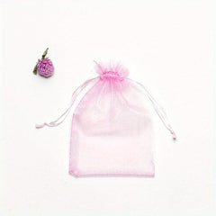 50pcs Organza Bag Jewelry Packaging Wedding Display Drawable Bag