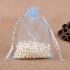 50pcs Organza Bag Jewelry Packaging Wedding Display Drawable Bag