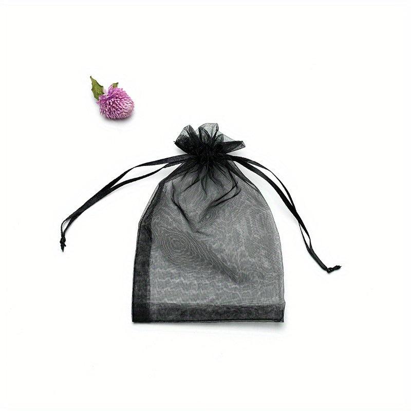 50pcs Organza Bag Jewelry Packaging Wedding Display Drawable Bag