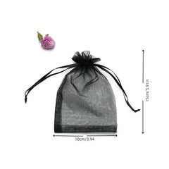 50pcs Organza Bag Jewelry Packaging Wedding Display Drawable Bag