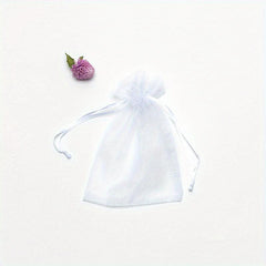 50pcs Organza Bag Jewelry Packaging Wedding Display Drawable Bag