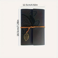 Retro Loose-leaf Notepad Strap Journal A6 School Supplies