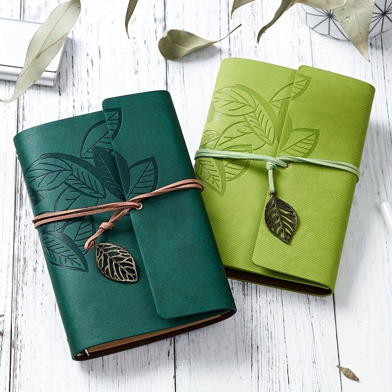 Retro Loose-leaf Notepad Strap Journal A6 School Supplies