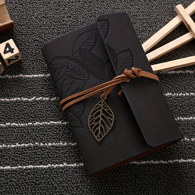 Retro Loose-leaf Notepad Strap Journal A6 School Supplies