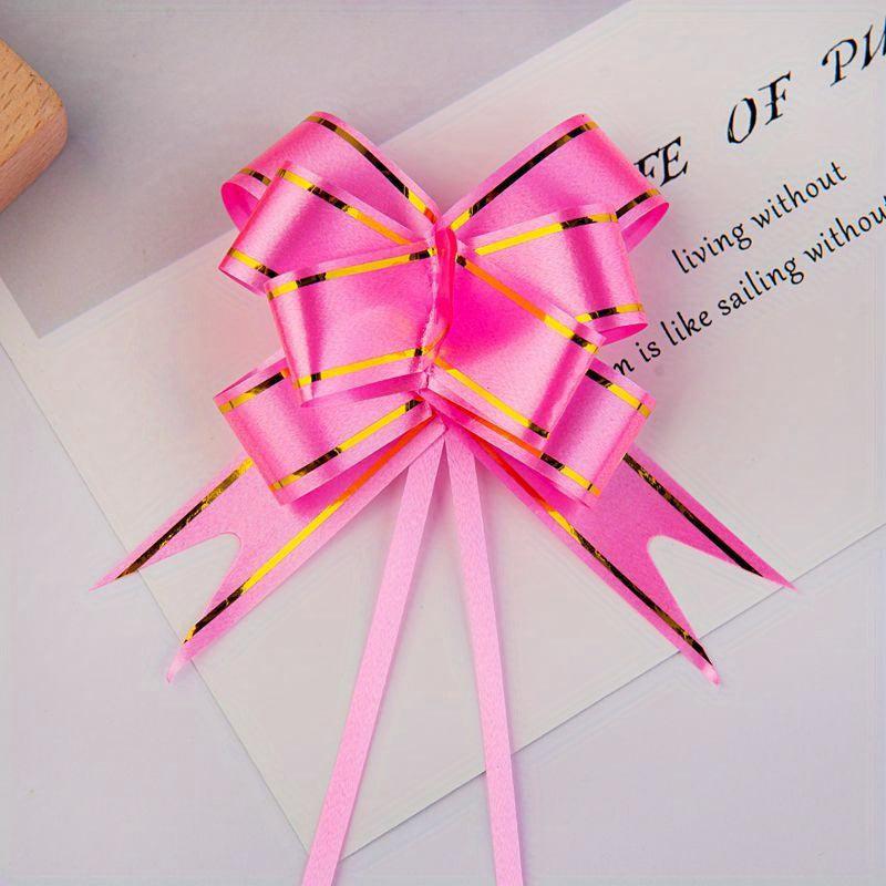 50pcs Christmas Gift Packaging Butterfly Bow Golden Edge Patterns