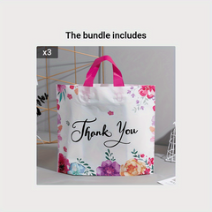 4pcs Plastic Handbags Clothes Packaging Bags