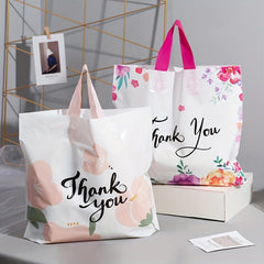 4pcs Plastic Handbags Clothes Packaging Bags