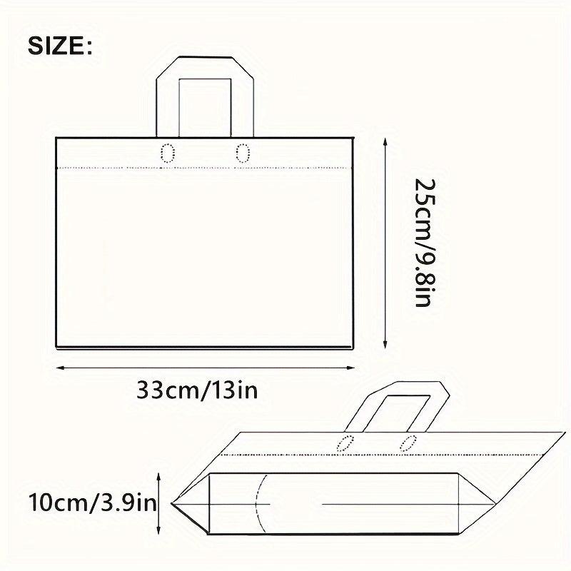 5pcs Makeup Women Pattern Plastic Tote Bags Mother's Gift Bags