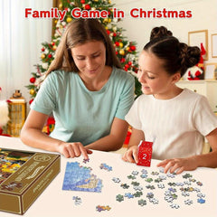 Advent Calendar Christmas Jigsaw Puzzles 1000 Pieces Xmas Countdown Gift