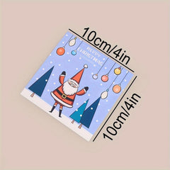 30pcs Christmas Greeting Card Cartoon Christmas Postcard Navidad Decorations