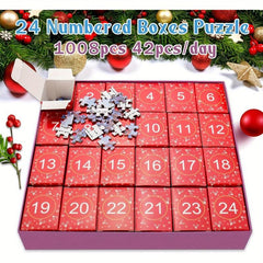 Advent Calendar Christmas Jigsaw Puzzle 1000 Pieces Gift