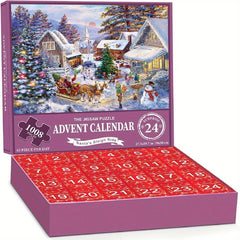 Advent Calendar Christmas Jigsaw Puzzle 1000 Pieces Gift